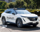 Prototype Nissan Ariya avec le kit robotaxi ProPilot. (Source de l'image : Nissan)