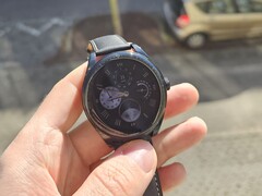 Les bourgeons de la Huawei Watch au soleil