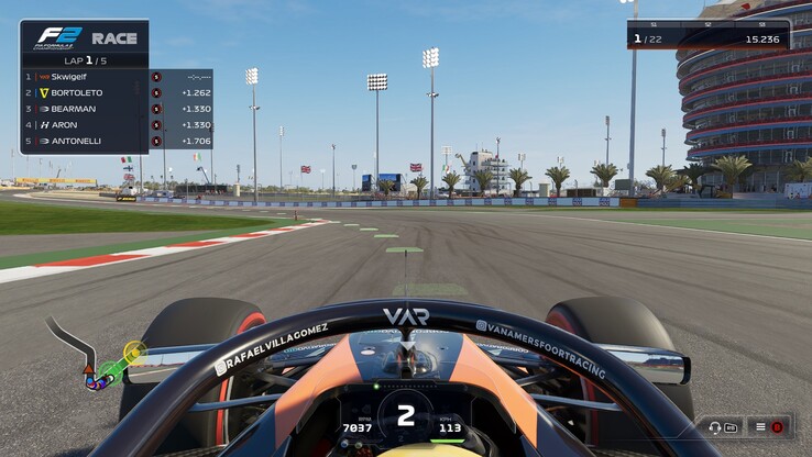 F1 25 HUD (source de l'image : Anil Ganti, Notebookcheck)