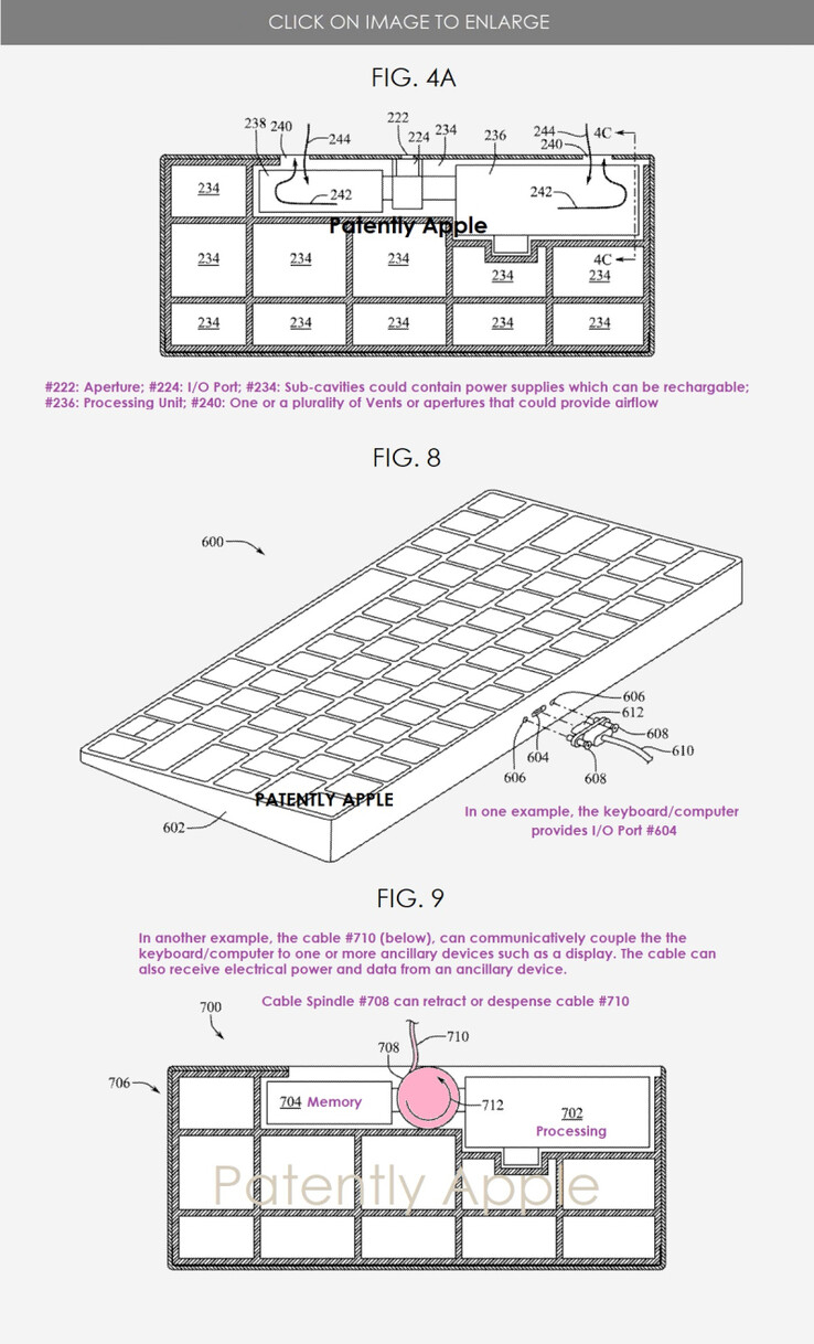 Apple pourrait bientôt donner une nouvelle direction à la conception des Mac. (Source : USPTO via PatentlyApple)