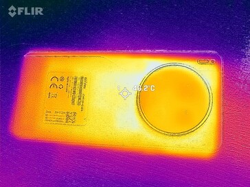 Carte thermique du dos