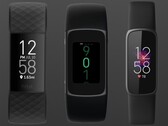 Le Fitbit Charge 4 (G) et le Fitbit Luxe (D) comparés au potentiel Fitbit Charge 5. (Image source : Fitbit/9To5Google - édité)