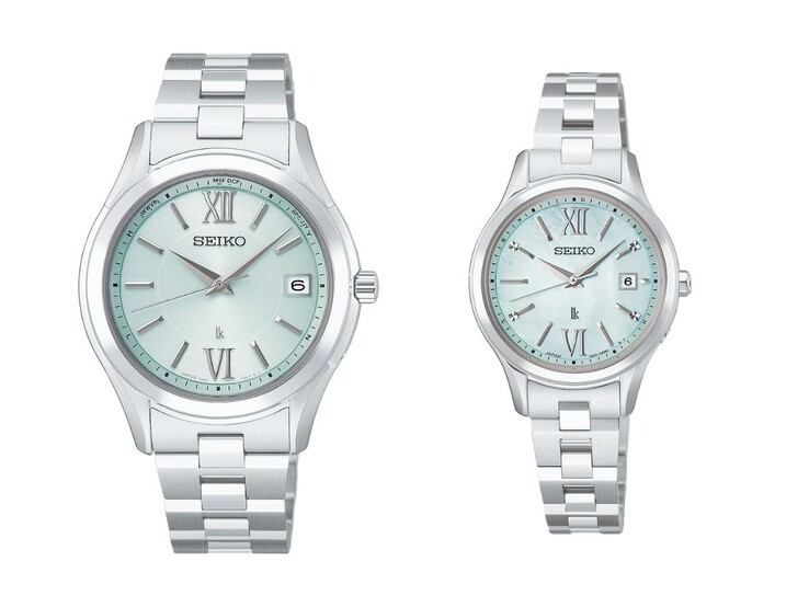 Les montres Seiko Lukia Essential Collection Evergreen : HEC001 (gauche) et HEE001 (droite)