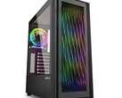 Boîtier Sharkoon RGB Wave ATX avec panneau frontal en forme de vague 3D (Source : Sharkoon)