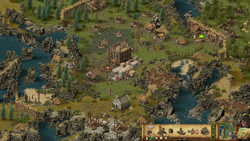 En photo : Une capture d'écran de Stronghold : Definitive Edition.