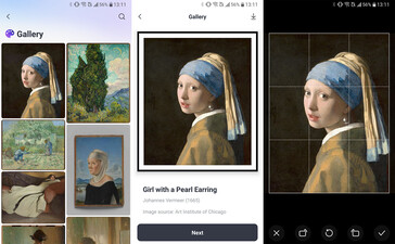 Téléchargement d'œuvres d'art.