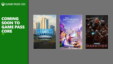 Ces trois jeux seront disponibles le 1er octobre dans le cadre de l'abonnement Game Pass Core. (Source de l'image : Xbox Wire)