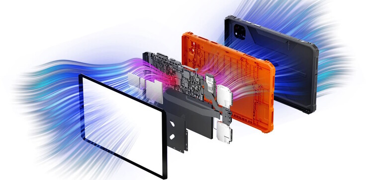 Le système de refroidissement est conçu pour éviter l'étranglement. (Source de l'image : Blackview)