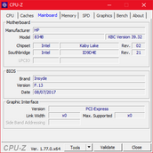 CPU-Z : carte-mère.