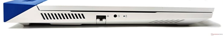 Gauche : Ethernet Gigabit, prise audio combo 3,5 mm