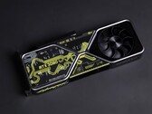 Une version unique a été réalisée sur le thème du Cyberpunk 2077, RTX 3080. (Source de l'image : Videocardz)