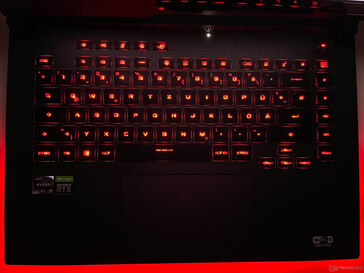 Asus ROG Strix G15 G513 - Rétro-éclairage du clavier