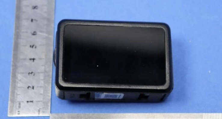 Prototype DJI Osmo Action 6 vu de l'arrière (Image source : FCC)
