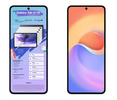 Une approximation de l&#039;apparence du Galaxy Z Flip3. (Source de l&#039;image : Ice Universe)