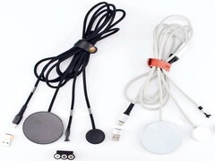 Le câble de chargement rapide PD magnétique sans fil 3-en-1 de EUAST peut charger des appareils jusqu'à 66 W. (Image source : EUAST)