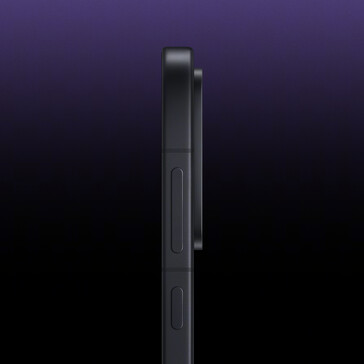 Vue latérale du téléphone