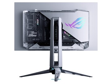 Il est doté d'un design transparent unique à l'arrière et d'un éclairage RVB. (Source de l'image : Asus)