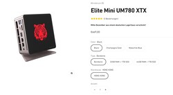 Minisforum EliteMini UM780 XTX (source : Minisforum)