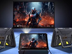 Active 12 Pro : La tablette robuste est équipée d'un projecteur. (Source de l'image : Blackview)