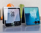Samsung Galaxy Z Flip7 (à droite) comparé au Flip7 FE (à gauche)