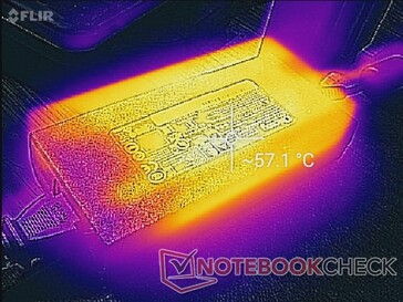 L'adaptateur secteur peut devenir très chaud (plus de 57 °C) lorsque vous jouez pendant plus d'une heure