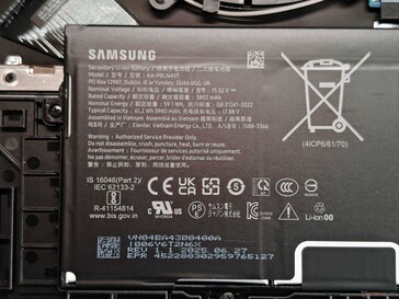 Caractéristiques de la batterie