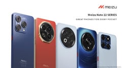 Les derniers smartphones de Meizu. (Source de l&#039;image : Meizu)