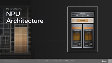 Le nouveau NPU est également intégré dans la tuile du SoC. (source : Intel)