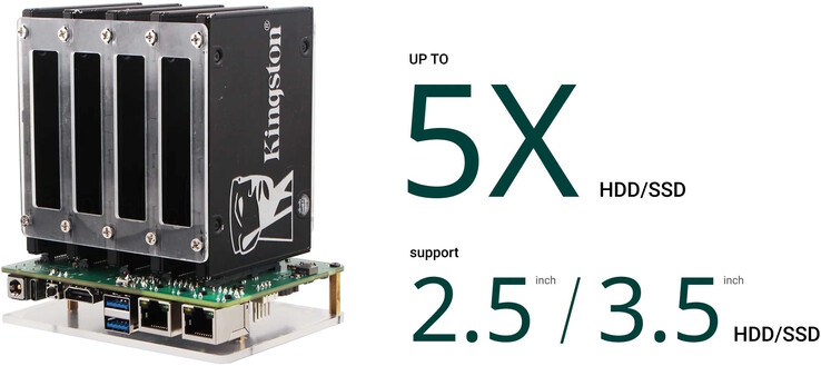 Il est possible d'installer jusqu'à cinq lecteurs