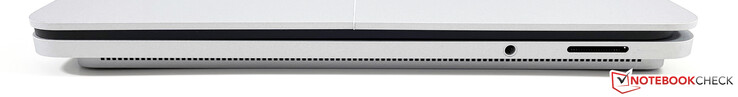 Côté droit : stéréo 3,5 mm, Surface Connect