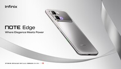 L'Infinix Note Edge a une épaisseur de 7,2 mm et pèse 185 grammes (Image source : Infinix)