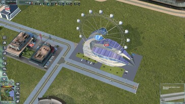 Photo : une capture d'écran du jeu City Life 2008.