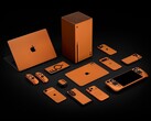 Le skin Dbrand Cosmic Orange est disponible pour une large gamme d'appareils. (Source de l'image : Dbrand)