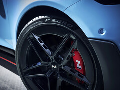 Les roues et les étriers de frein de la Hyundai Ioniq 6N 2026. (Source de l&#039;image : Hyundai)