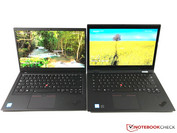 X1 Carbon (à gauche) face au X1 Yoga (à droite)