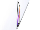 Le Xiaoxin Air 15 coûte 811 dollars en Chine. Sur la photo : une image promotionnelle mettant en avant la finesse de cet ordinateur portable.