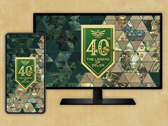 Fond d’écran du 40e anniversaire de Zelda affiché