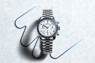L'Omega Speedmaster Milano Cortina 2026 présente une résistance à l'eau de 10 bars (100 m) (Image source : Omega)