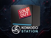 Bannière indiquant que la Steam Machine est en rupture de stock chez Komodo Station
