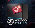 Bannière indiquant que la Steam Machine est en rupture de stock chez Komodo Station