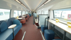 Salon du TGV M avec beaucoup d'espace