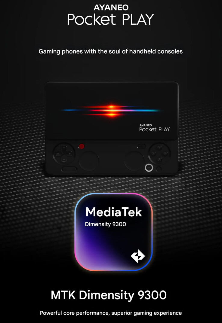 L'annonce de la révélation du SoC du Pocket Play (Image source : Ayaneo - machine translated)