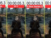 Les PS5, XSX et PCIe 4.0 SSD sont bien en avance sur le disque dur. (Source de l'image : CD Projekt/Pug Tech Tips)