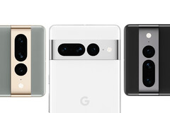 Google livrera le Pixel 7 Pro en trois couleurs. (Image source : Google)