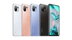 Le Xiaomi 11 Lite 5G NE sera disponible en quatre couleurs. (Image source : @ishanagarwal24 &amp;amp; Pricebaba)