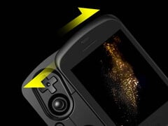 Le RG Slide rappelle les designs classiques de la PSP Go et du Xperia Play. (Source de l&#039;image : Anbernic)