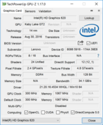 System info : gPU-Z HD 620.