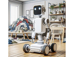 Le système d&#039;IA d&#039;OK-Robot ne parvient à ramasser que 58,5 % des objets dans des maisons particulièrement désordonnées (image symbolique : DALL-E / AI)