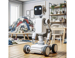 Le système d'IA d'OK-Robot ne parvient à ramasser que 58,5 % des objets dans des maisons particulièrement désordonnées (image symbolique : DALL-E / AI)