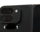 Le prétendu Pixel Fold 2 avec ce qui semble être quatre caméras orientées vers l'arrière. (Source de l'image : Android Authority - édité)